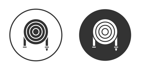 Hose icon flat illustrations. vector art.