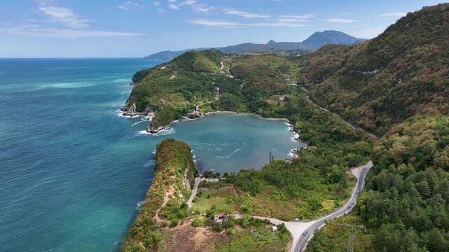 Gideros Bay, which bears the traces of the Genoese, where pirates took shelter in ancient times and is the natural harbor of the Square. Cide, Kastamonu, Turkey