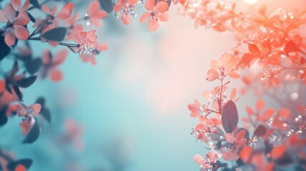 Serene Spring Blossoms: A Pastel Dream of Nature's Awakening