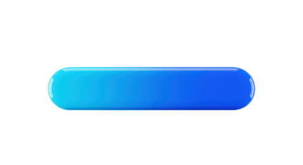 Elongated horizontal oval graphic, blue to cyan gradient, subtle lighter blue outline, on transparent background with copy space, concept of digital progress and seamless design.