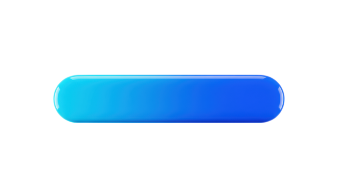 Elongated horizontal oval graphic, blue to cyan gradient, subtle lighter blue outline, on transparent background with copy space, concept of digital progress and seamless design.