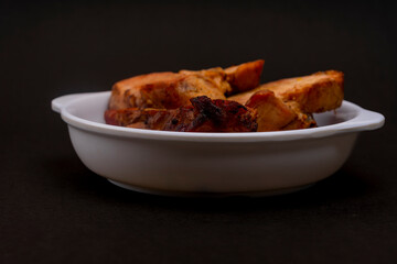 Roasted meat to the llanera