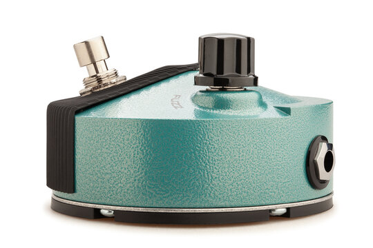 guitar fuzz pedal path isolated on white