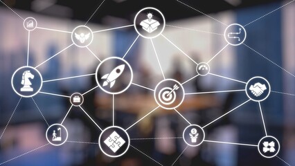 Startup launch and business growth concept, rocket symbolism, entrepreneurship, startup innovation,...