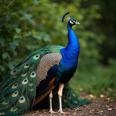 Obraz premium peacock with feathers
