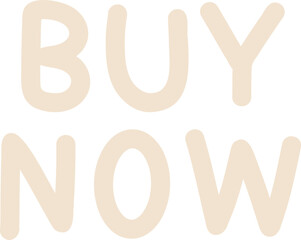 Chunky Buy Now Typography 