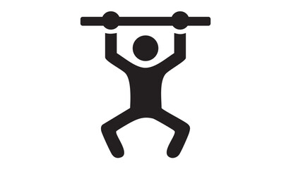 Strong Man Lifting Dumbbells, Muscle Training, Bodybuilding Exercise, Gym Workout, Power Fitness
