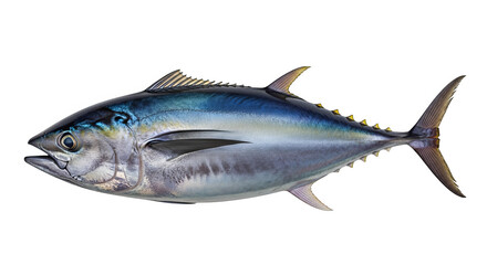 Fototapeta premium Yellowfin Tuna Fish Detailed Closeup