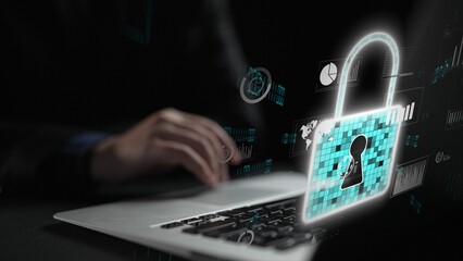 Cyber security protection and cyber security strategies against cyber threats, system hacks,...