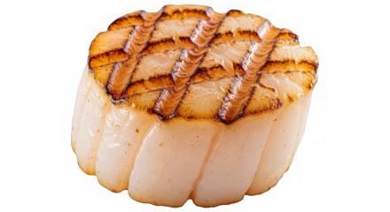 Grilled Scallop Closeup Delicious Seafood
