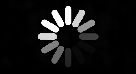 Loading Spinner Icon - Circular Progress Indicator with Gradient