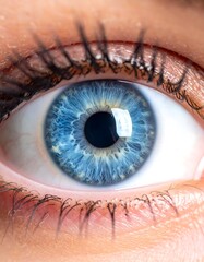Close-up of a blue eye