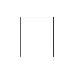 Black color photo frame with png