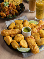 Colombian appetizer platter