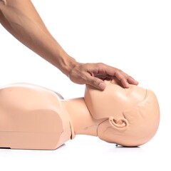 CPR mannequin training