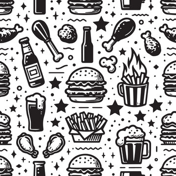 Adobe Illustrator ArtworkTextura para papel encerado de hamburguesas.