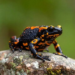 Fototapeta premium Close-up of a colorful frog (1)