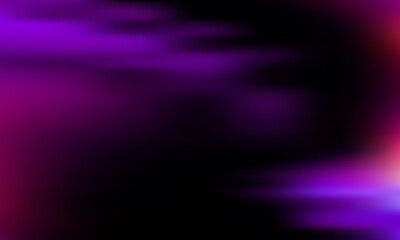 Glowing purple red yellow orange black abstract color gradient banner poster cover design, dark grainy texture, copy space