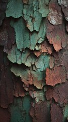 Abstract Tree Bark: Textured close-up of tree bark showing intricate patterns and colors, capturing the essence of nature's artistry.