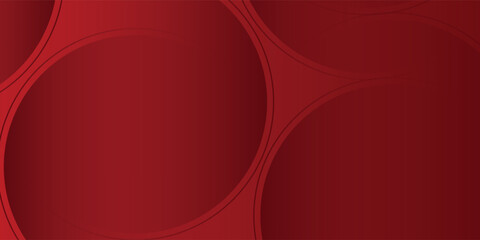 Vector red background with circles card illustration abstract modern simple nice design art glow layer layout