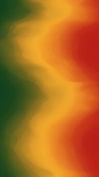 Abstract Rasta Colors Background Motion Loop - Green, Yellow, Red.