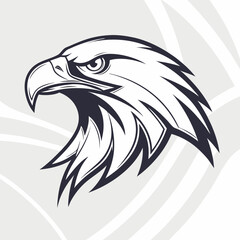 Eagle head vector illustration
