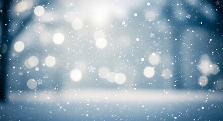 Fototapeta premium christmas background with snowflakes