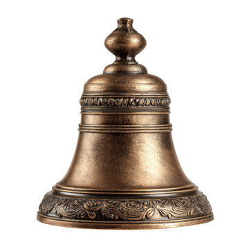 Ornate antique-style bronze bell (1)