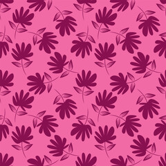 Vector design solid flower all over seamless pattern wrapping paper design, digital image printing factory textile
