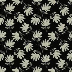 Vector design solid flower all over seamless pattern wrapping paper design, digital image printing factory textile
