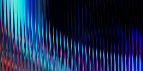 Abstract background with vertical lines in shades of blue and purple creating a wave effect