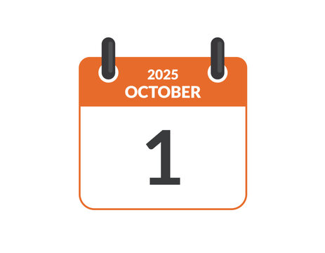 Date 1 October 2025 year calendar day