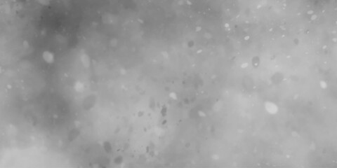 Abstract grayscale depiction of a cosmic nebula, snowfall bokeh background, abstract black snowflake background, Snow realistic falling on black background .