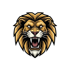 lion head vector