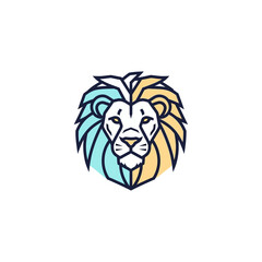 lion head vector