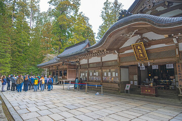 高野山金剛峯寺 奥之院 御供所と護摩堂