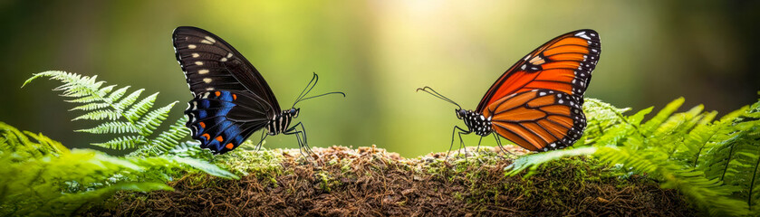 Fototapeta premium environmental conservation with sustainability biodiversity and policy. Global Biodiversity Agreements Strengthening international treaties to share resources and collaborate.