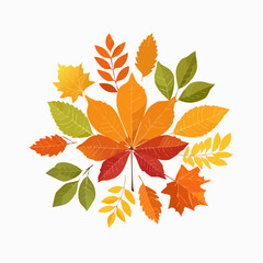 Naklejka premium Herbstlaub