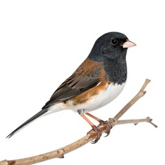 Small bird perched on branch