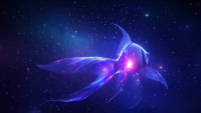 Cosmic fish in deep space