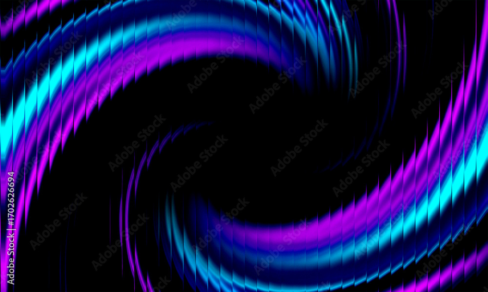 Aufkleber dynamic abstract swirl design with vibrant neon colors creating a futuristic, energetic, and modern 