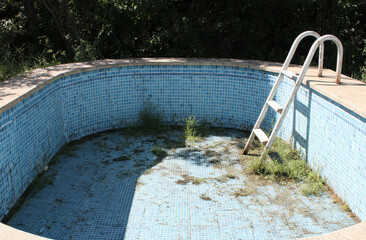 Abandoned Outdoor Swimming Pool