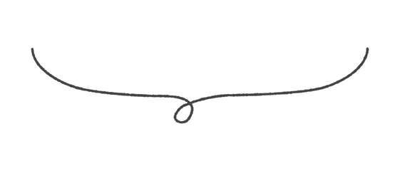 Obraz premium シンプルでおしゃれな手書きの細いラインの吹き出し - 下半分だけの黒い線画のかわいい横長フレーム素材