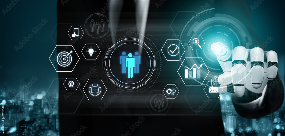 Aufkleber AI coordinating business teamwork, analyzing team communication, enhancing productivity, and aligning digital performance goals through structured collaboration systems. Vouch
