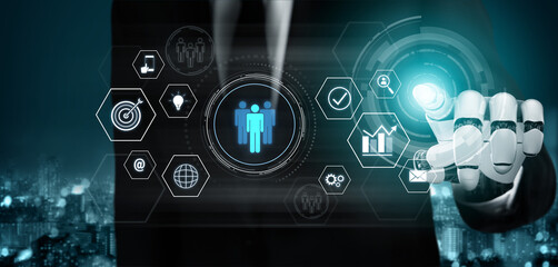 AI coordinating business teamwork, analyzing team communication, enhancing productivity, and aligning digital performance goals through structured collaboration systems. Vouch