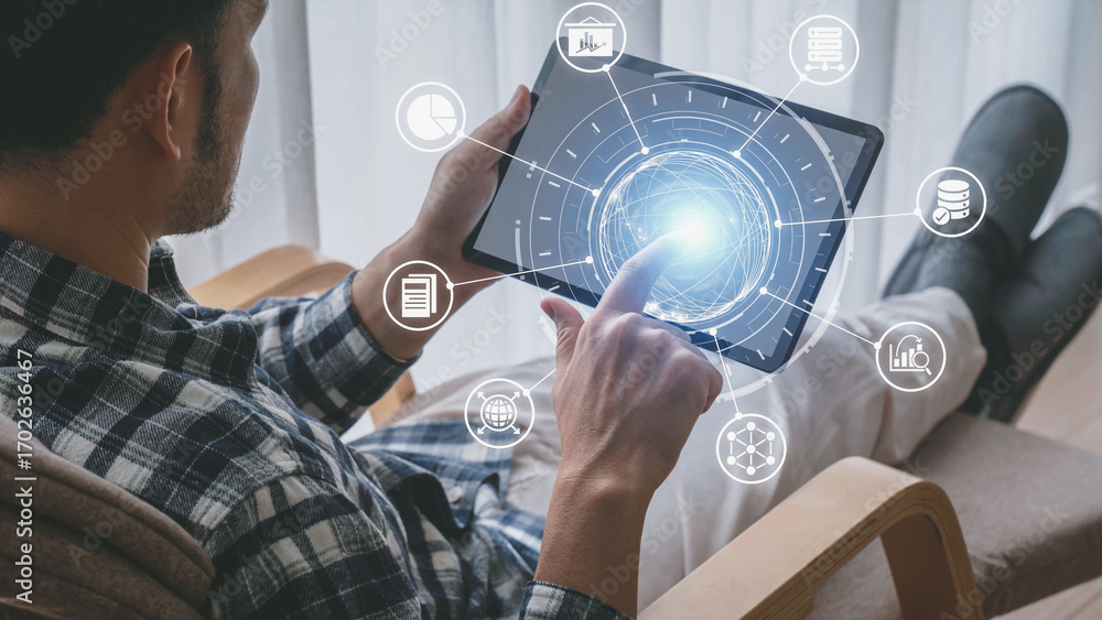 Poster data analytics and big data strategy for real-time analytics, predictive data modeling, business int