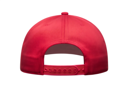Red baseball cap isolated on a transparent background