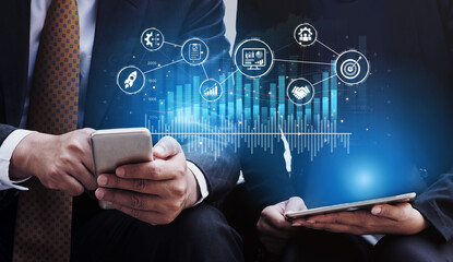 Project management dashboard showing project management strategy, planning, project management workflow, and project management team icons for better coordination. Spline