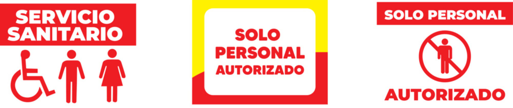 Letrero de nos reservamos el derecho de admisi&oacute;n empresa solo personal autorizado