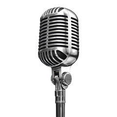 Fototapeta premium Microphone illustration isolated on transparent background